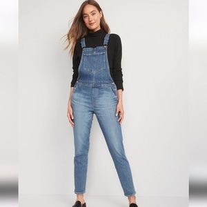 Old Navy Denim Overalls NWOT Straight Jean Women's Size S